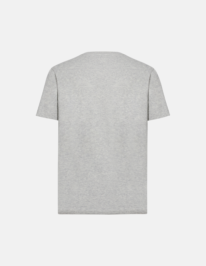 T-shirt girocollo regular in jersey di cotone