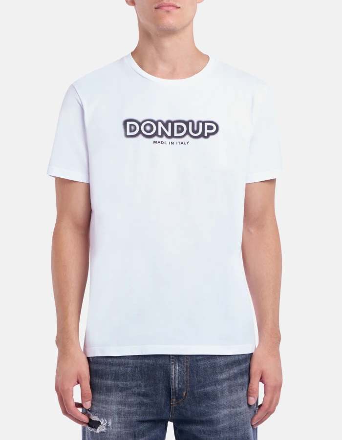 Regular-fit crew-neck T-shirt in jersey