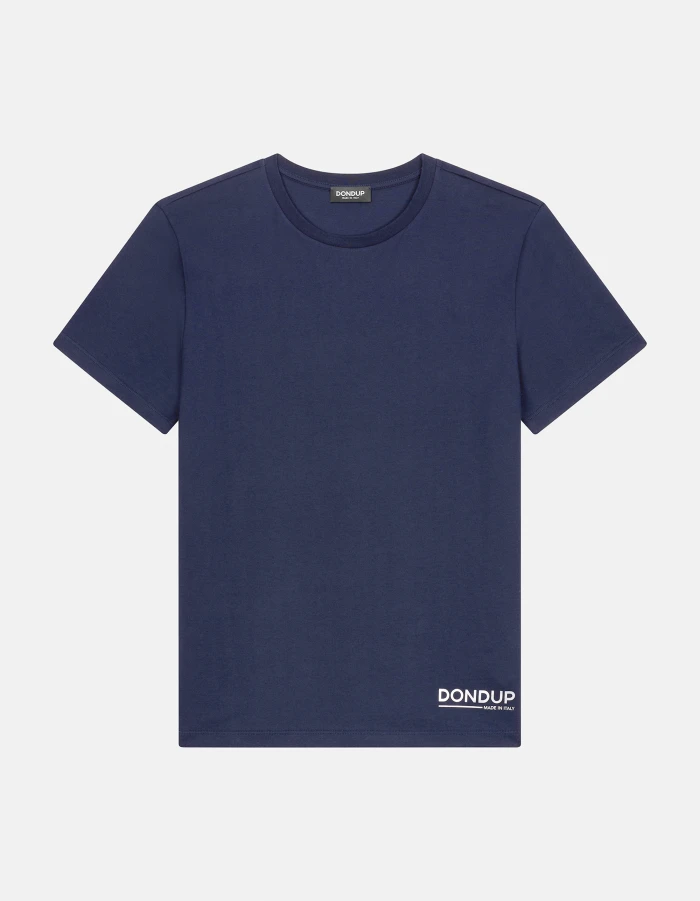 Regular-fit crew-neck T-shirt in jersey