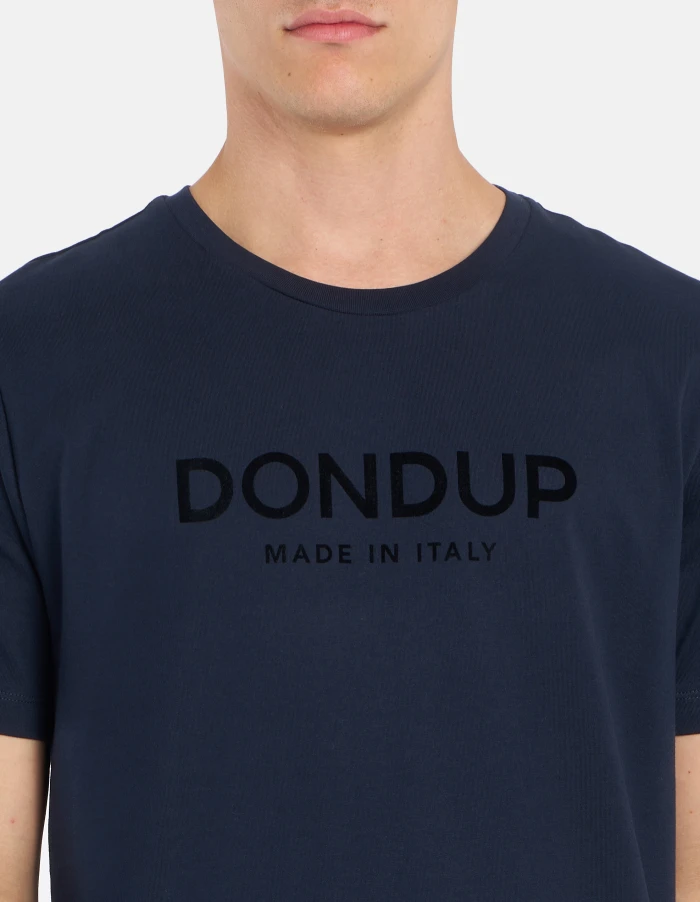 Regular-fit crew-neck T-shirt in jersey