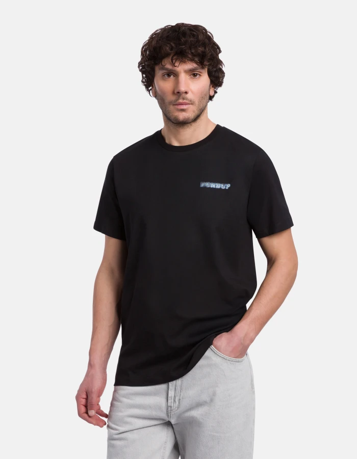 Regular-fit crew-neck T-shirt in jersey