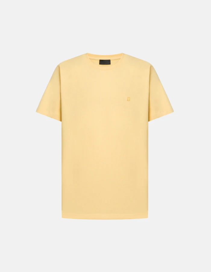 Regular-fit crew-neck T-shirt in jersey