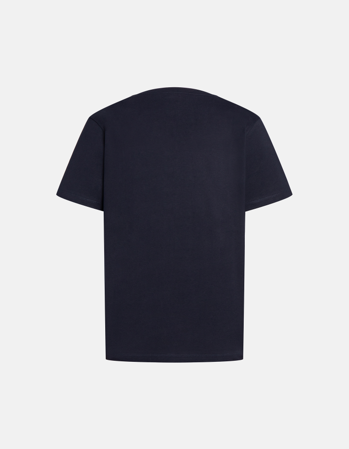 T-shirt girocollo regular in jersey di cotone