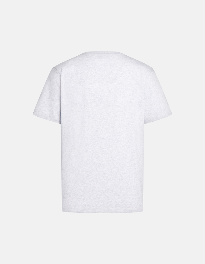 T-shirt girocollo regular in jersey di cotone