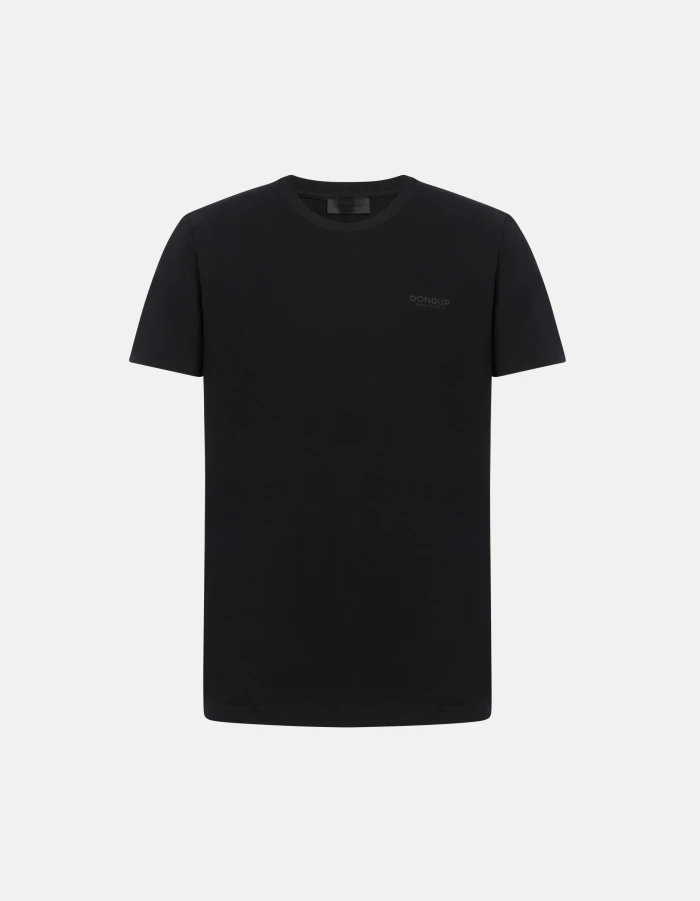 Slim-fit crew-neck T-shirt in stretch jersey
