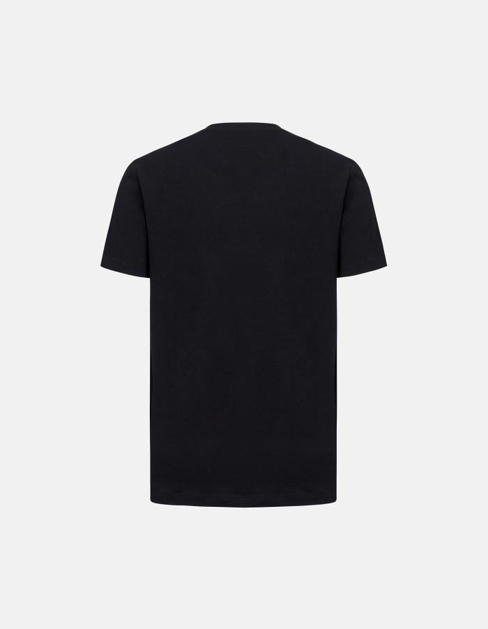 Slim-fit crew-neck T-shirt in stretch jersey