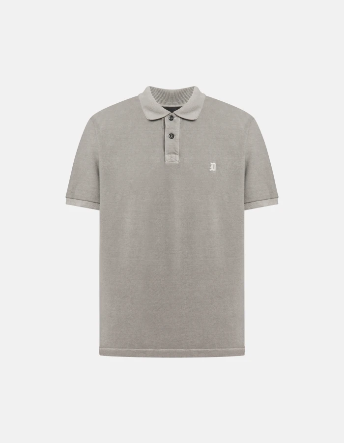 Regular-fit polo shirt in pique cotton 