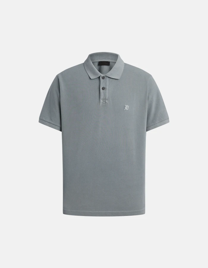 Polo regular in cotone piquet
