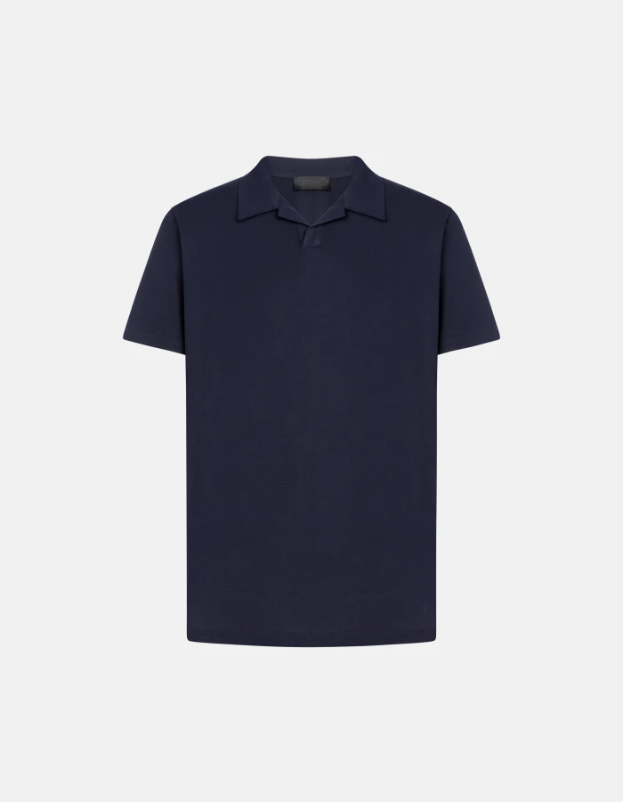 Regular-fit jersey polo shirt