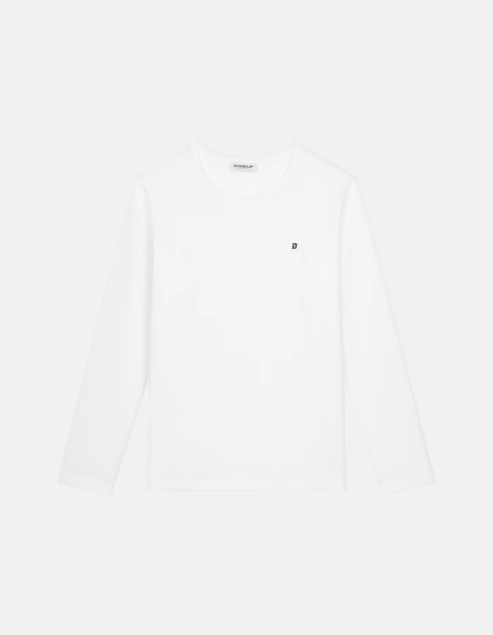 Regular-fit crew-neck T-shirt in jersey