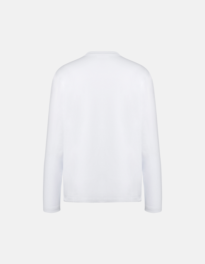 T-shirt girocollo regular in jersey di cotone
