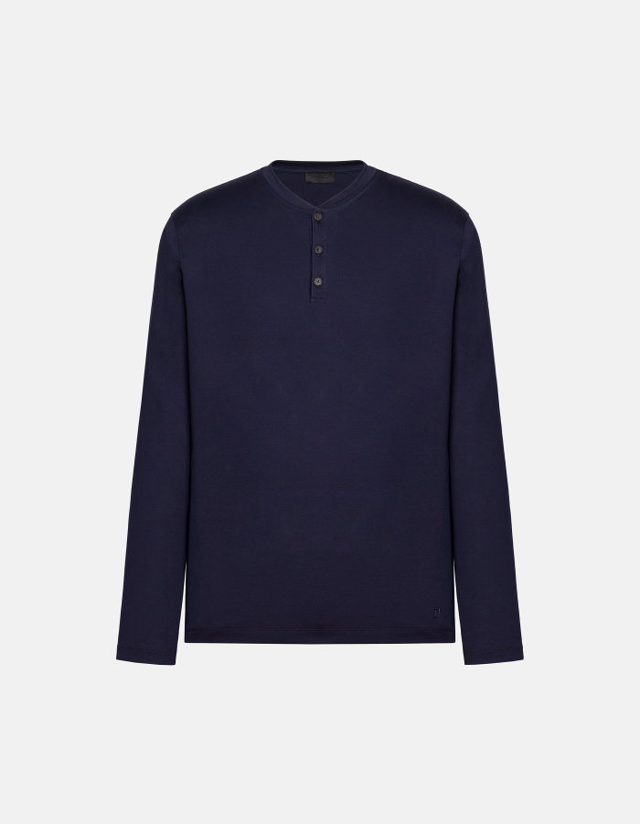 Serafino regular in jersey di cotone