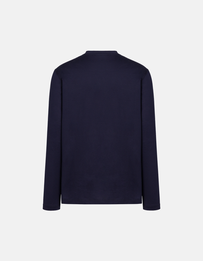 Serafino regular in jersey di cotone