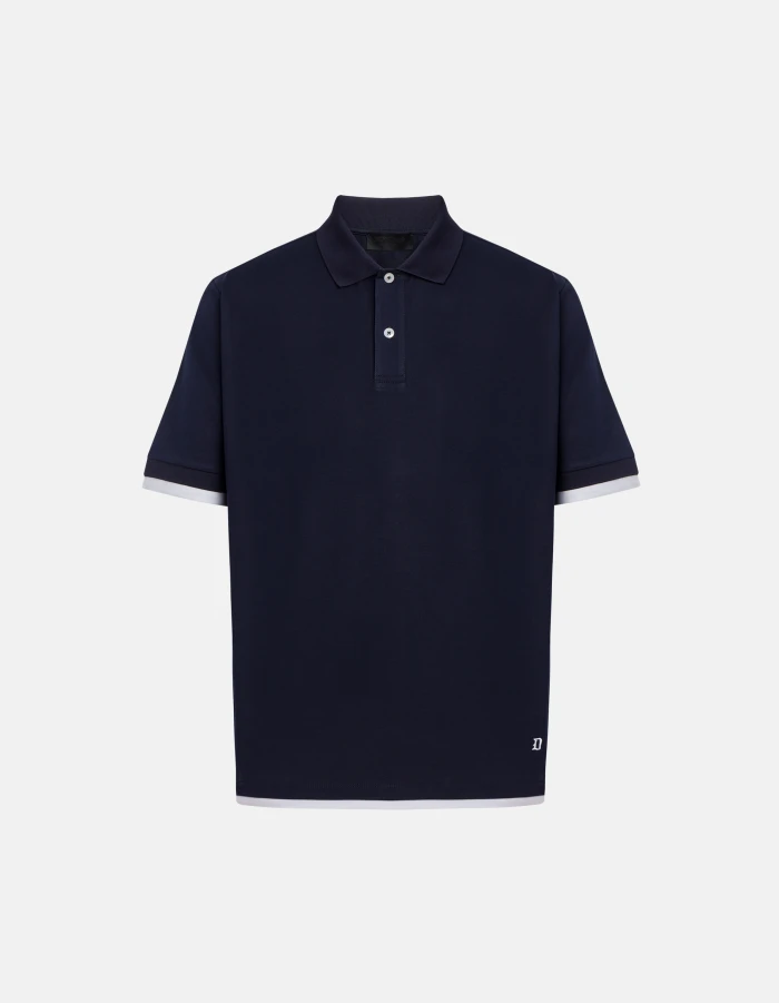 Regular-fit jersey polo shirt