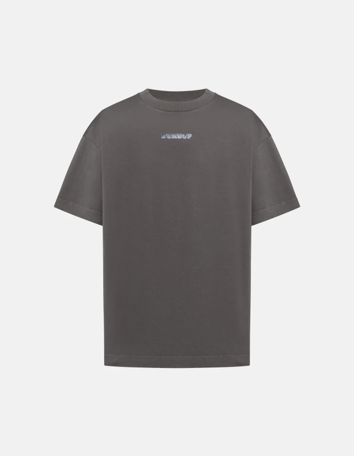 Oversized crew-neck T-shirt in heavyweight jersey
