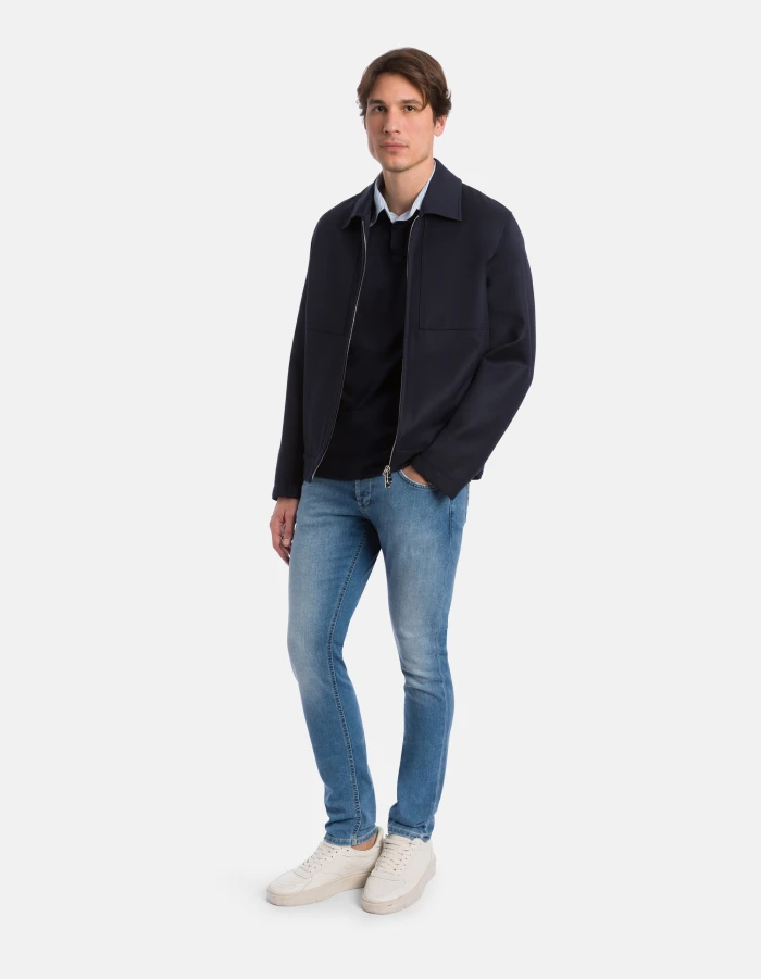 Regular-fit jersey polo shirt