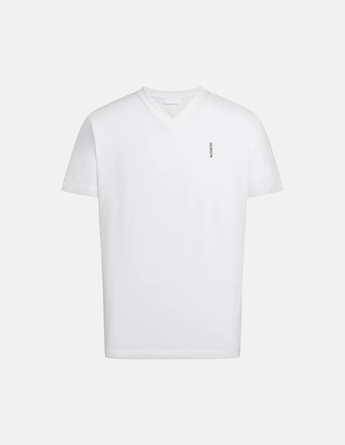 Regular-fit V-neck T-shirt in jersey