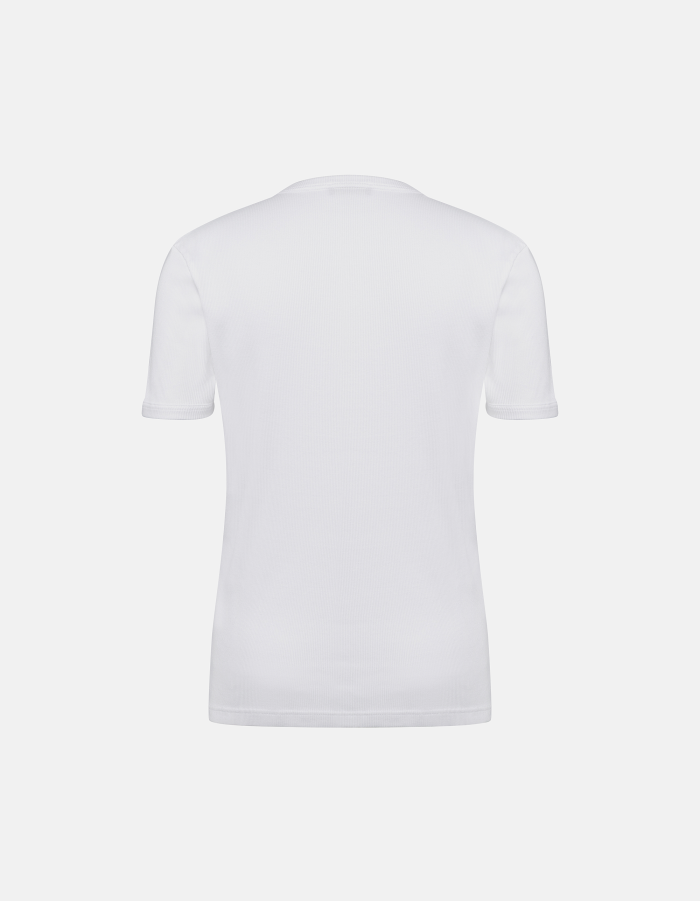 Serafino in ribbed cotton