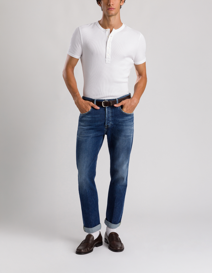 Serafino in ribbed cotton