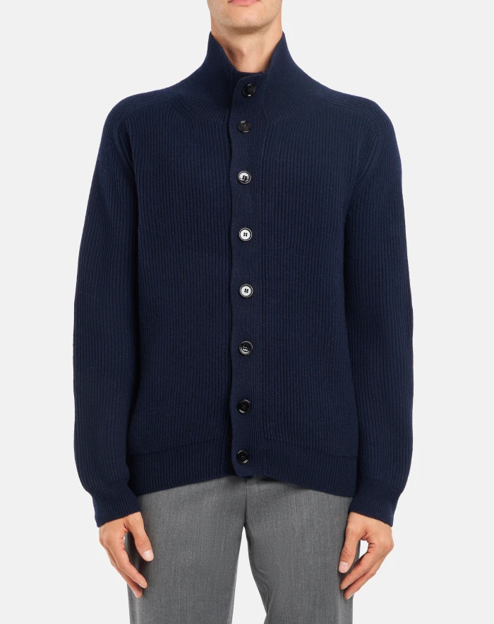 Cardigan regular in costa inglese