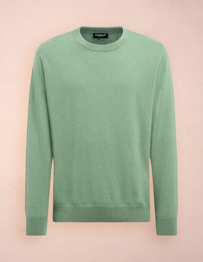 Maglia girocollo regular in lana cashmere