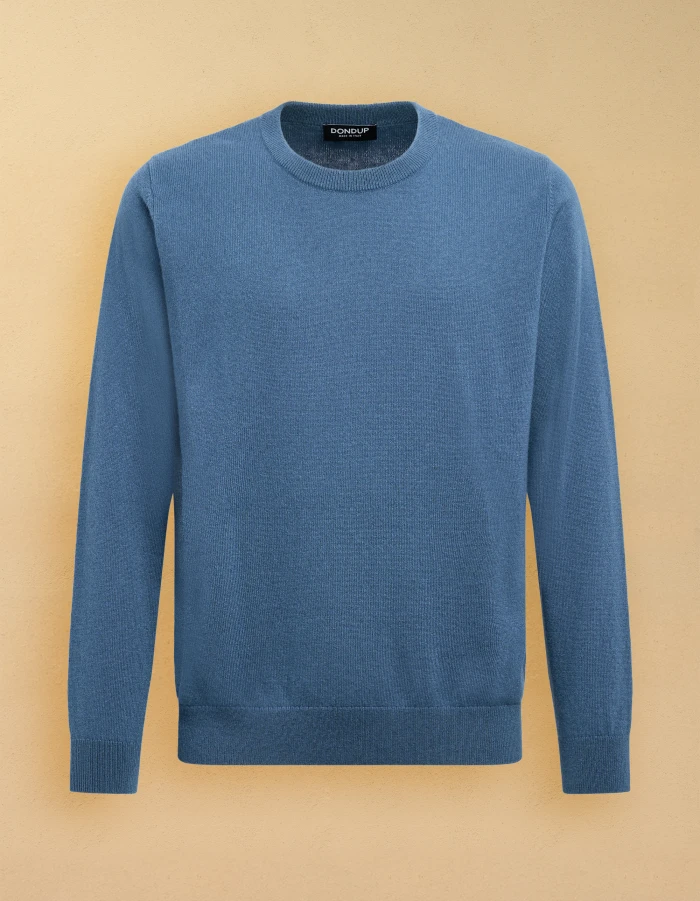 Maglia girocollo regular in lana cashmere