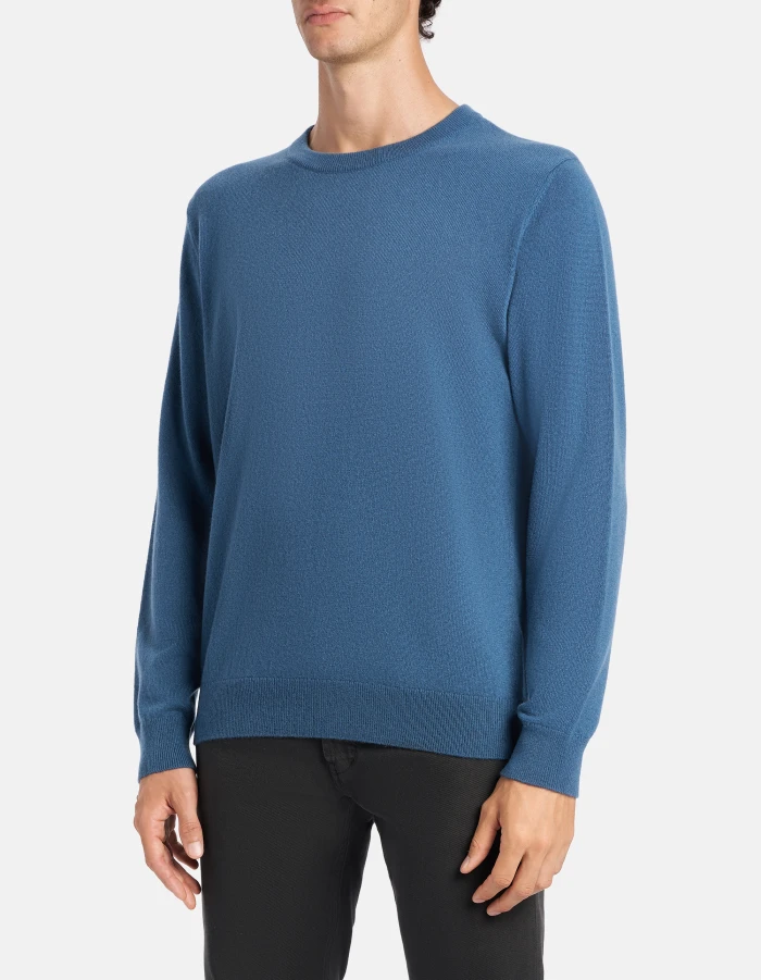 Maglia girocollo regular in lana cashmere