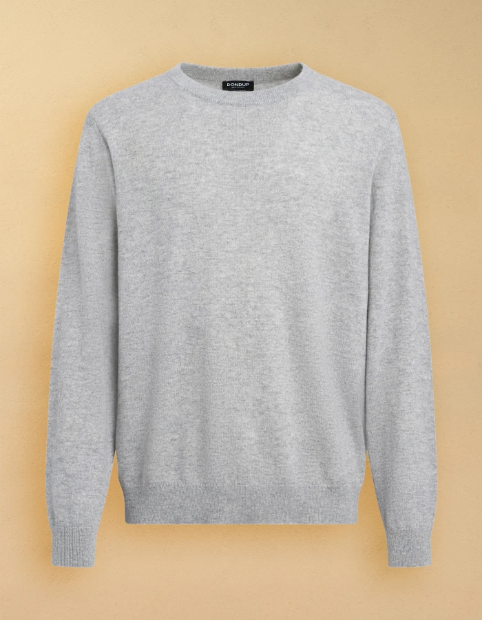 Maglia girocollo regular in lana cashmere