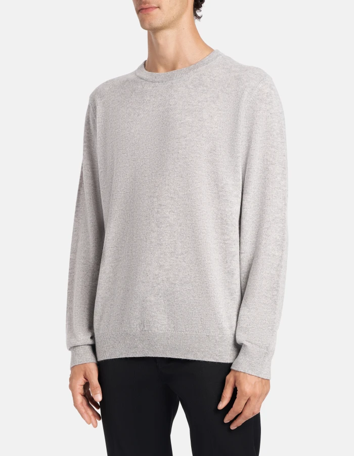 Maglia girocollo regular in lana cashmere