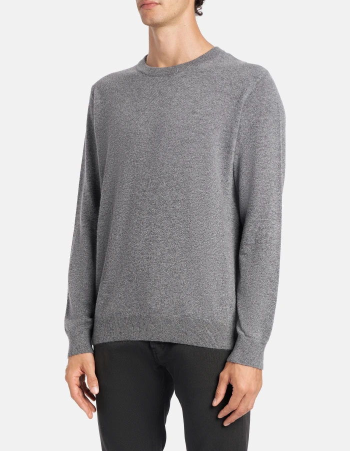 Maglia girocollo regular in lana cashmere