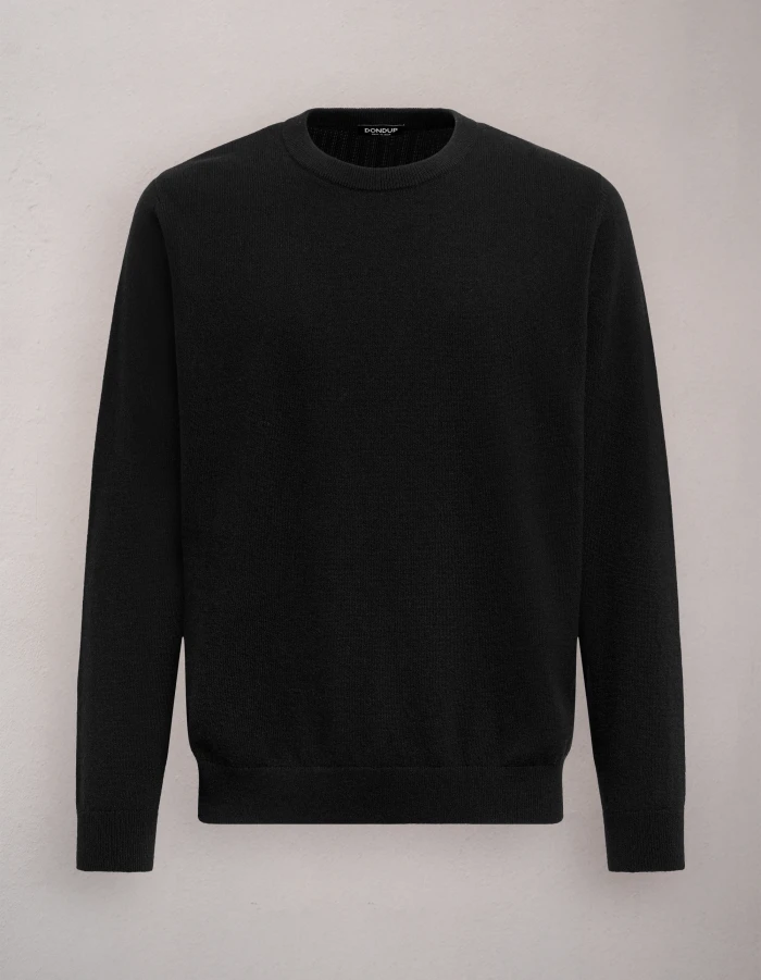 Maglia girocollo regular in lana cashmere