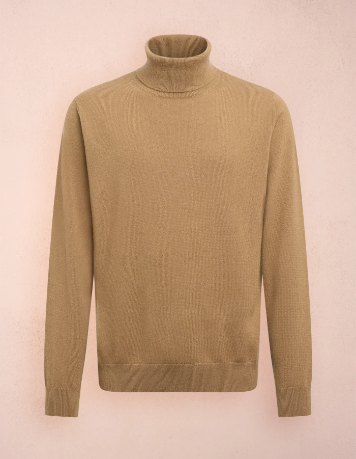 Maglia dolcevita regular in lana cashmere