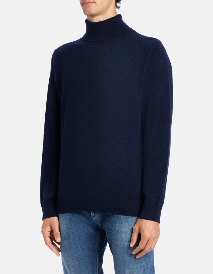 Maglia dolcevita regular in lana cashmere