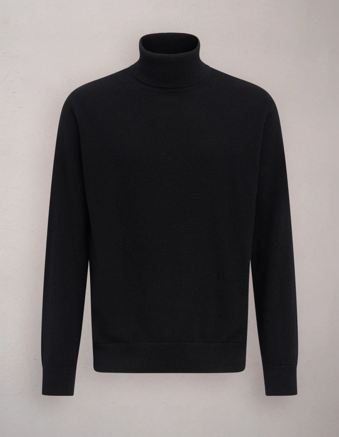 Maglia dolcevita regular in lana cashmere