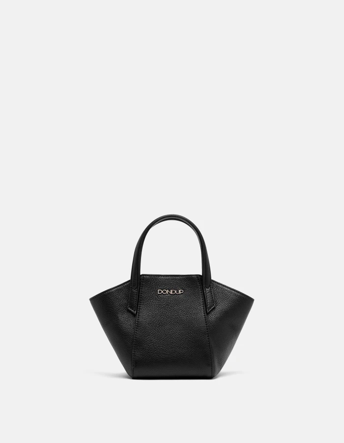 Hammered leather mini bag