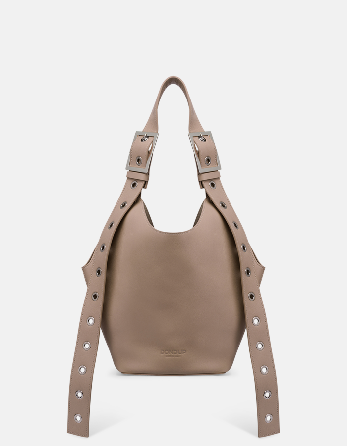 Small leather hobo bag