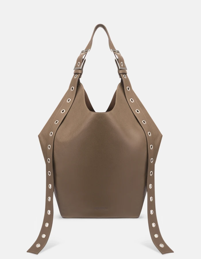 Große Hobo Bag aus Leder