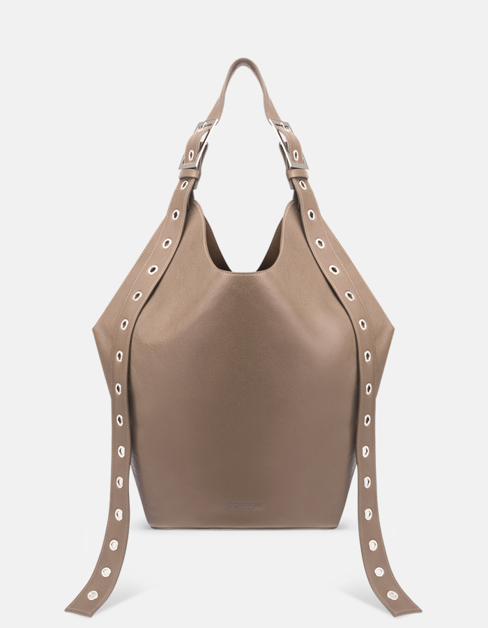 Large leather hobo bag