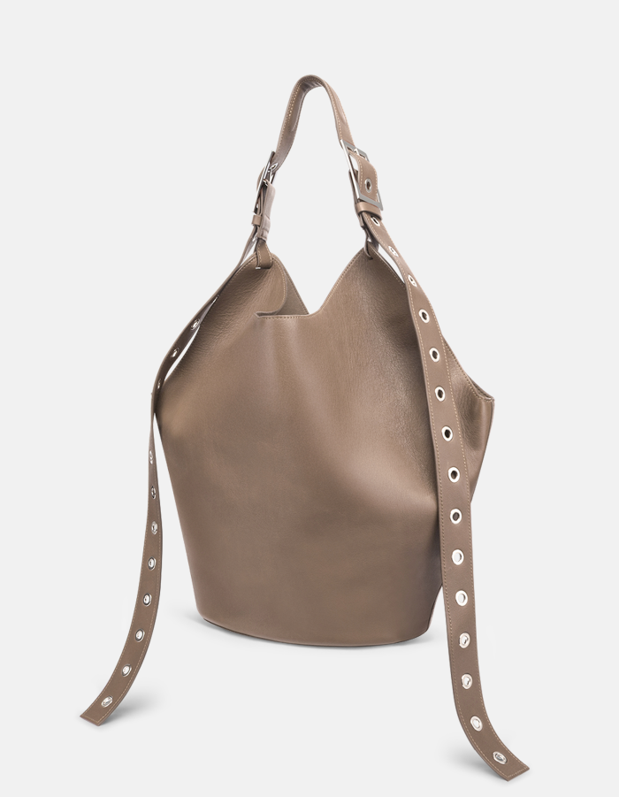 Large leather hobo bag