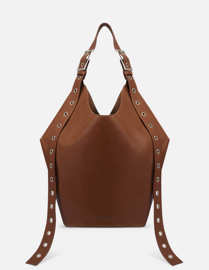 Große Hobo Bag aus Leder