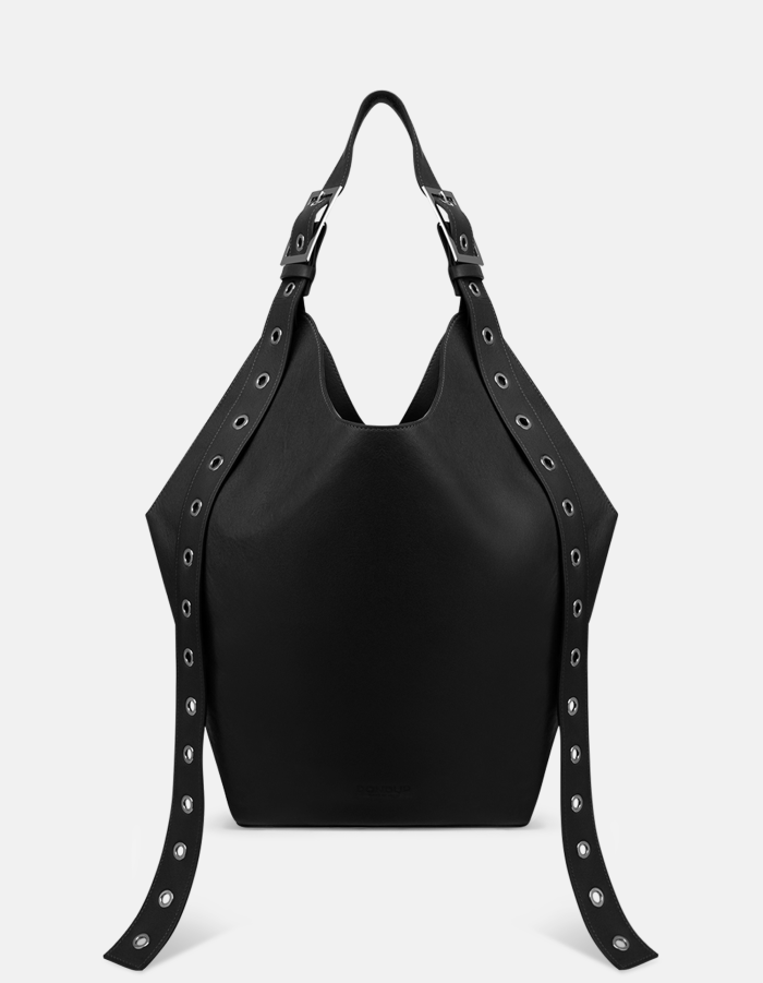 Large leather hobo bag