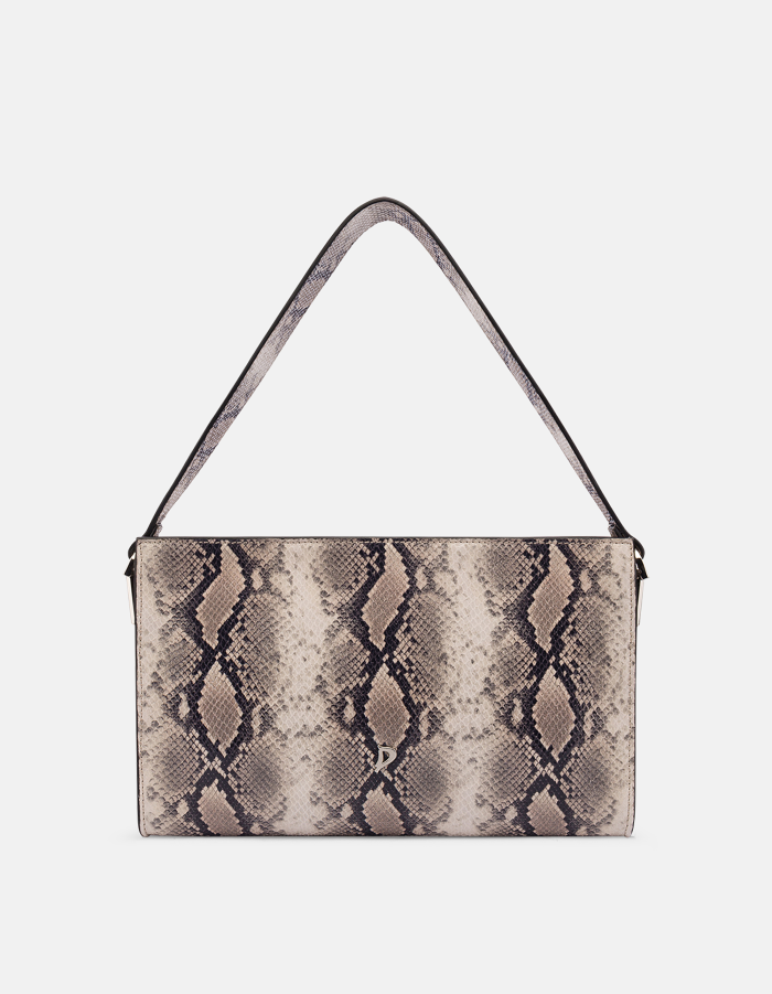 Small python-print clutch