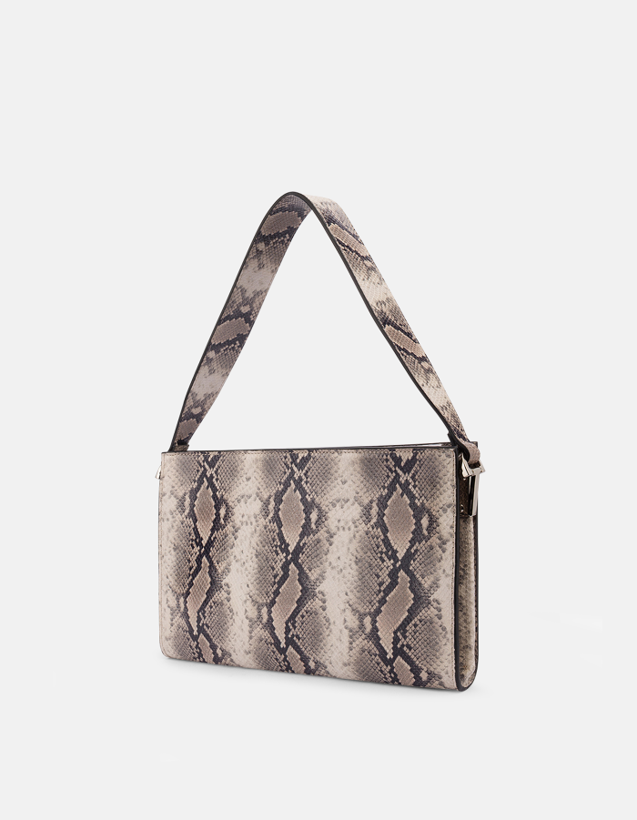 Small python-print clutch