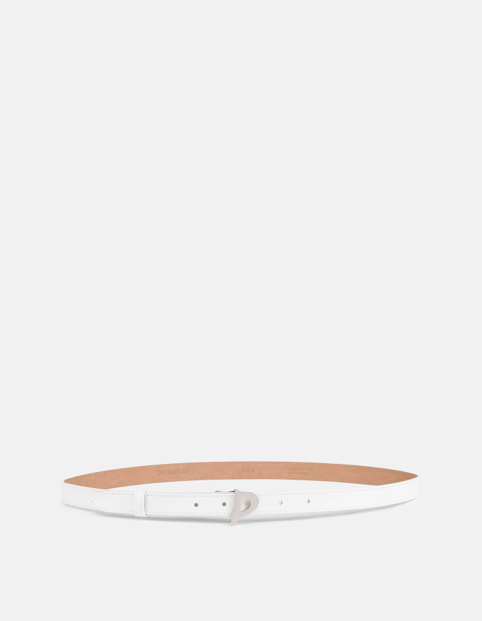 Patent leather belt