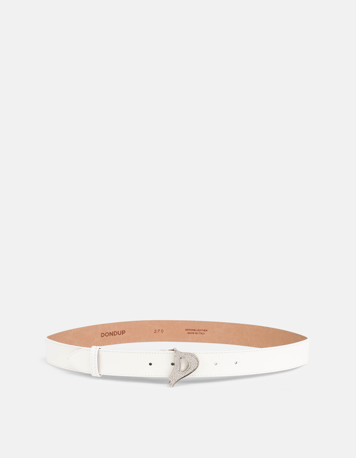 Belt in nappa leather