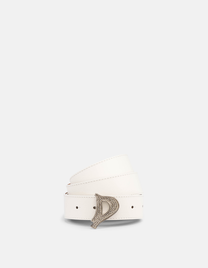 Belt in nappa leather