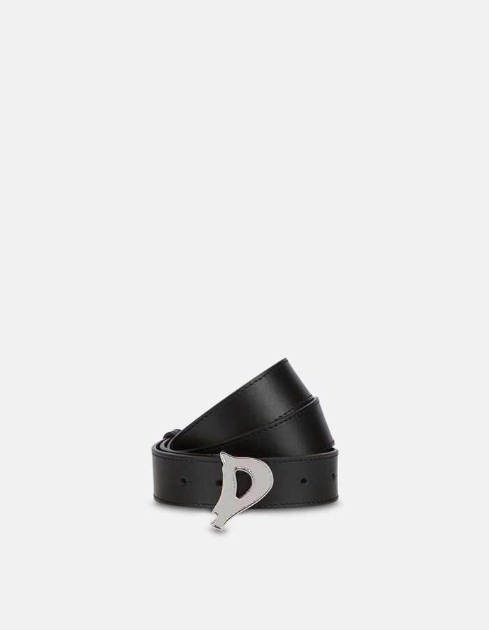 Belt in nappa leather