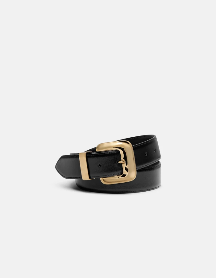 Calfskin belt