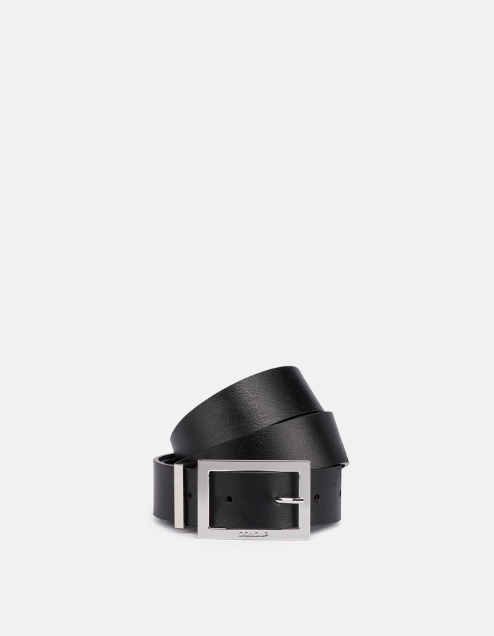 Vacchetta leather belt