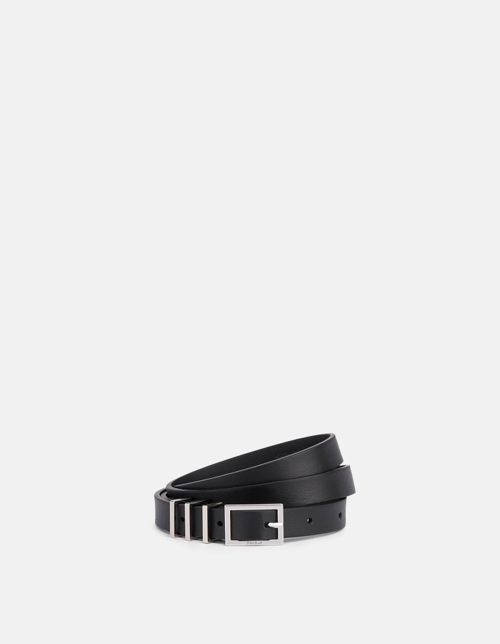 Belt in nappa leather